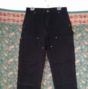 Men's black Carhartt cargo pants